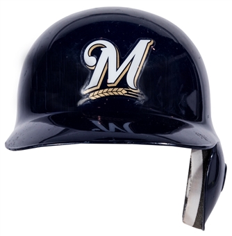 2007 Ryan Braun Game Used Milwaukee Brewers MLB Debut Season Batting Helmet (MLB Authenticated)